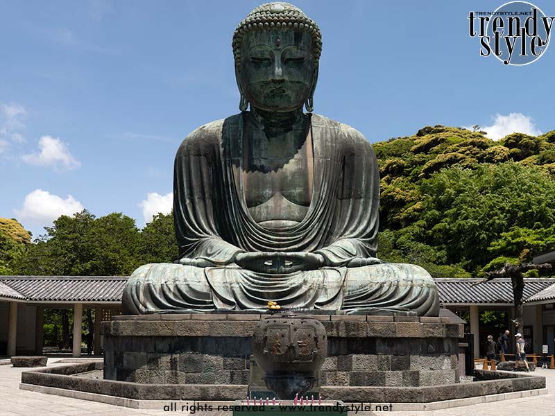 Kotoku-in tempel met de beroemde Grote Boeddha (Daibutsu). Foto Charlotte Mesman