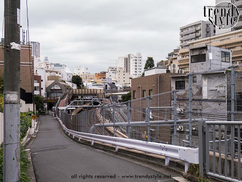 Vanaf get Ikejiri-ohashi station in Meguro loop je gemakkelijk naar de Meguro-rivier. Foto Charlotte Mesman