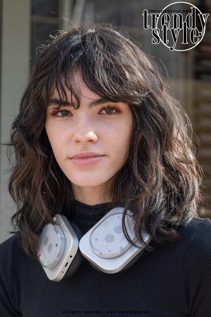 De butterfly cut is geschikt voor elke haartextuur, ook voor krullend haar. Foto Charlotte Mesman