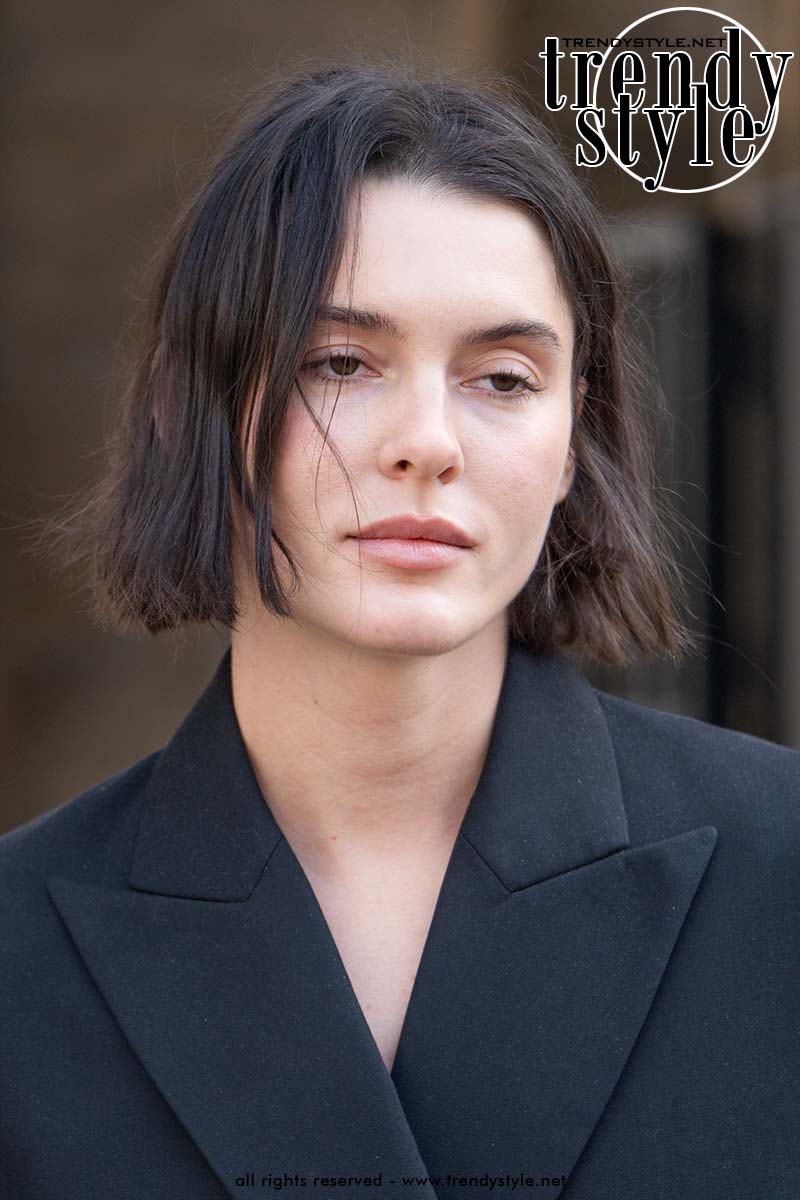 Het fijne van de Scandi bob? Je hoeft bijna niet te stylen! Foto Charlotte Mesman