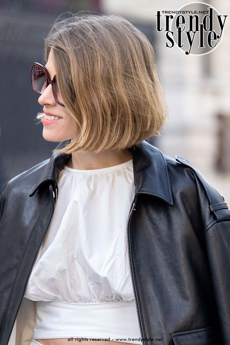 Deze bob is geschikt voor alle haartexturen. De coupe is het belangrijkst. Foto Charlotte Mesman