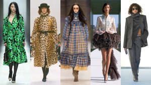De 8 mode prints en patroontrends die je in 2026-2027 overal gaat zien. Photos courtesy of Gucci, Celine, Chloé, Dior, Sportmax