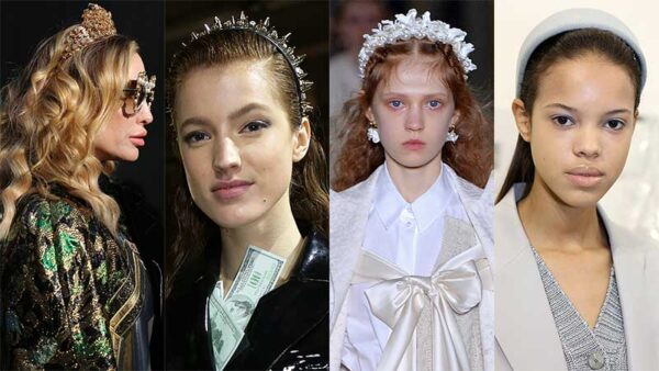 Haar accessoires winter 2020 2021. Diademen en haarsieraden