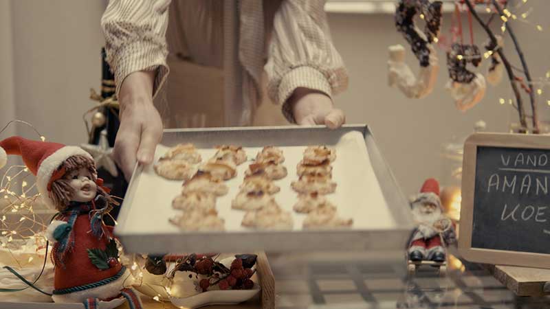 Amandelkoekjes voor bij de Champagne