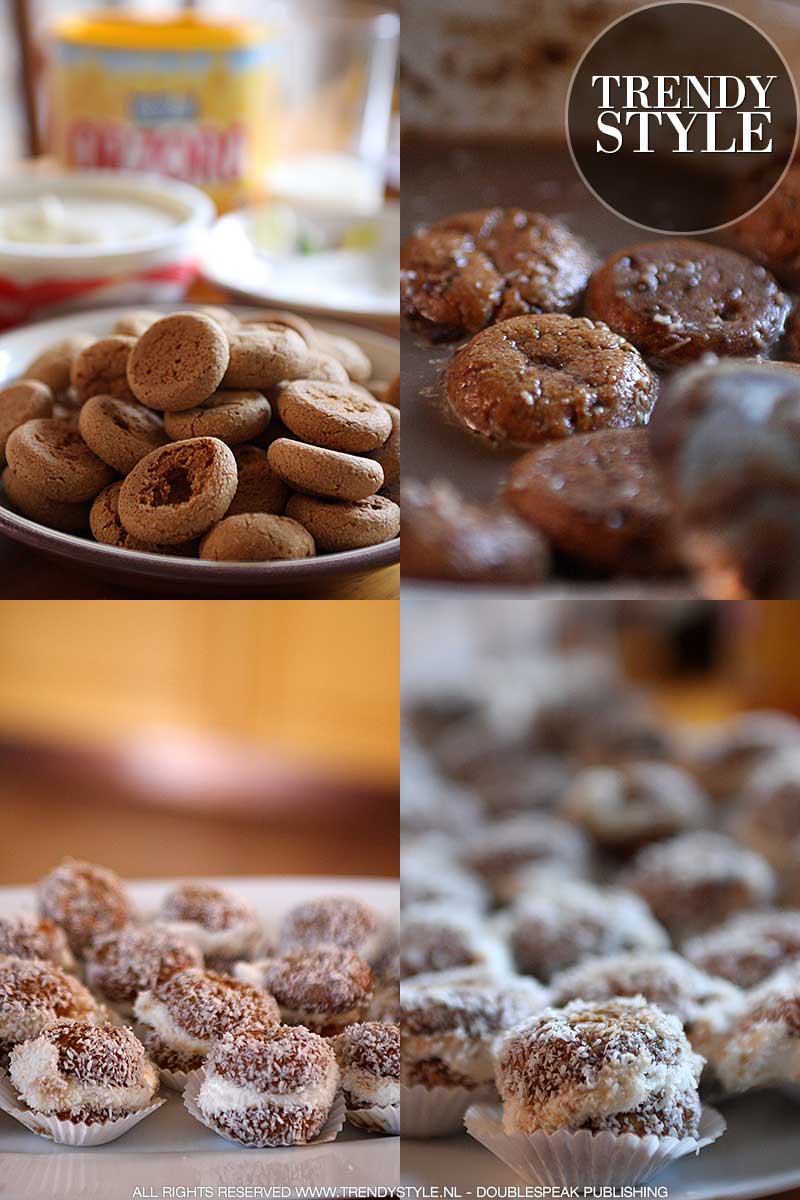 Amaretti koekjes met mascarpone en kokos