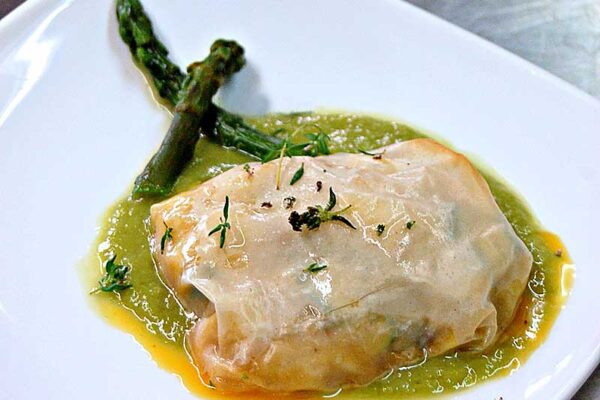 Asperge strudel. Een paasrecept