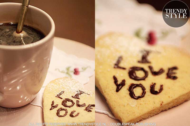 Boterkoekjes met een liefdesboodschap