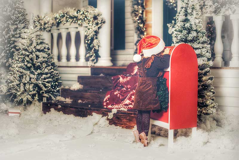 Bang voor de brievenbus. Kerstkaarten zijn stresskaarten