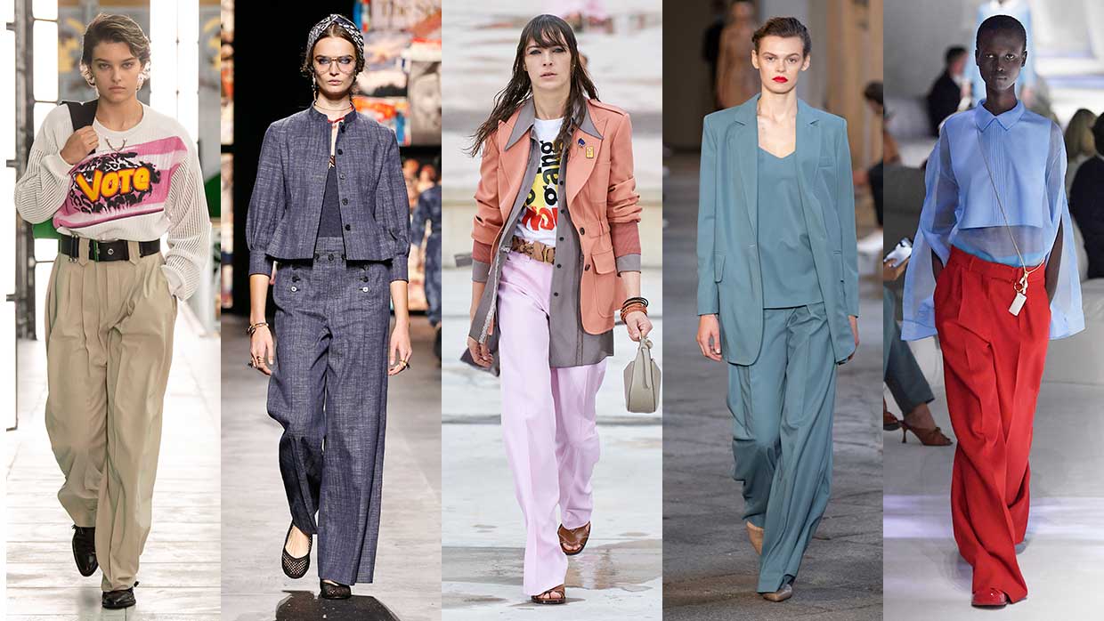 Modetrends lente zomer 2021. Oversize broeken