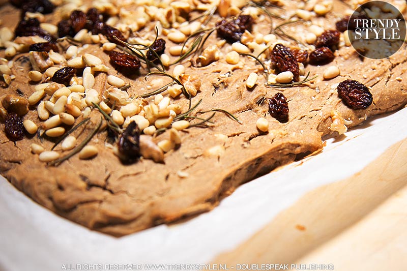 Castagnaccio, kastanjekoek, herfst recept