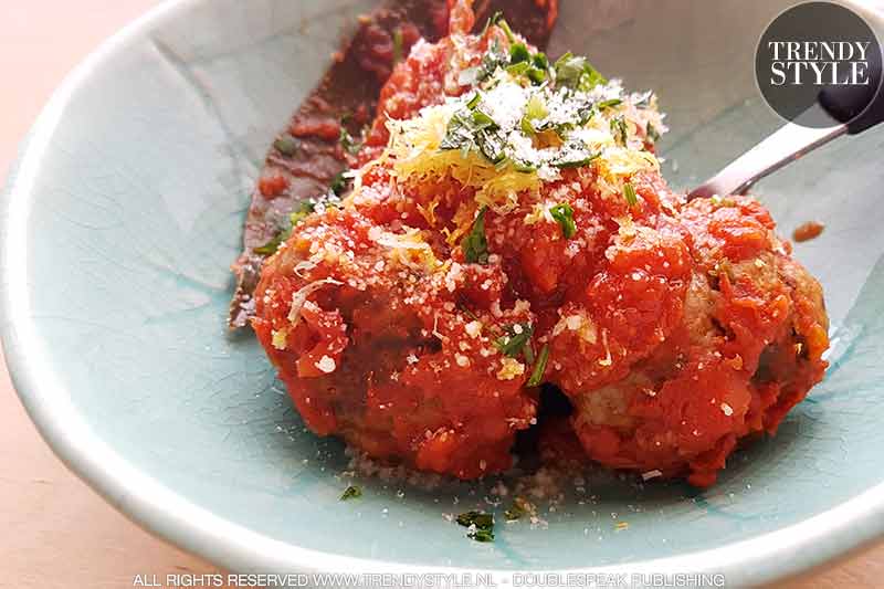 Gehaktballen in tomatensaus