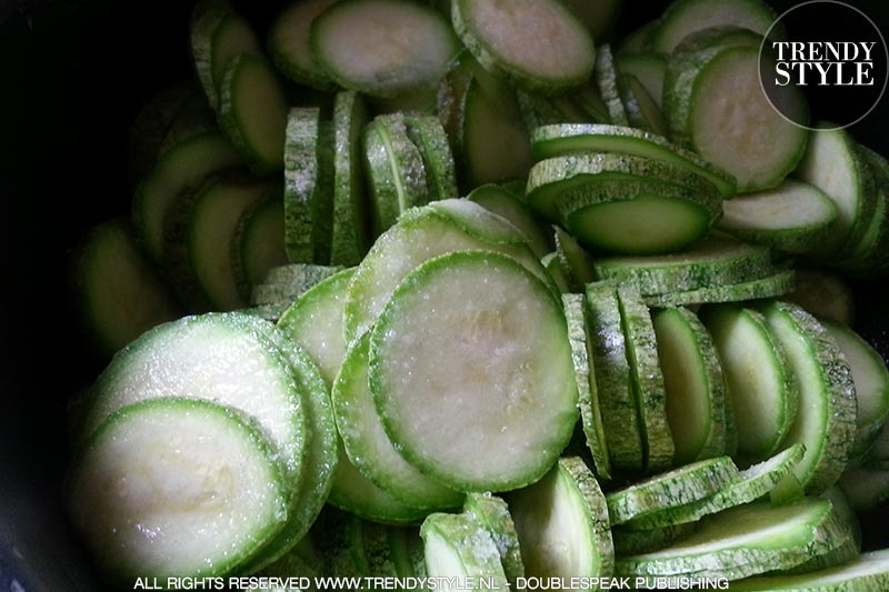 Gestoofde courgettes