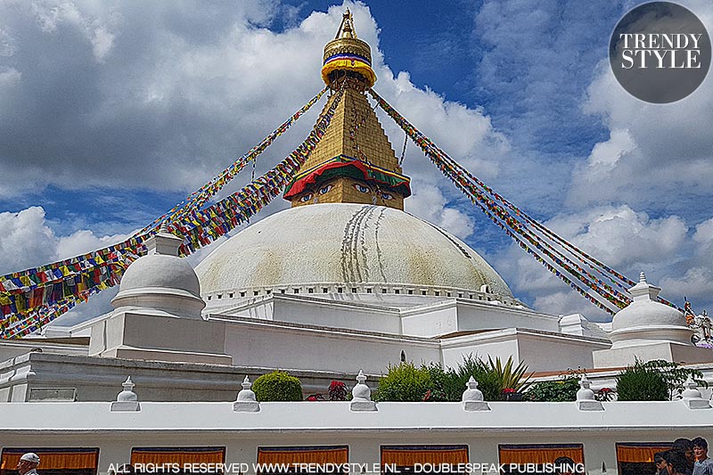 Kathmandu, Nepal. Boudhanath Tempel
