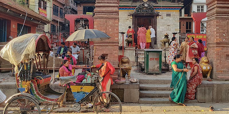 Reis naar Kathmandu, Nepal. Durbar Square