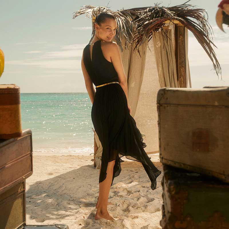 Michael Kors zomer 2020. Reclamecampagne met Bella Hadid