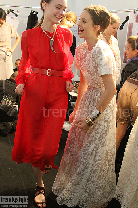 Backstage Brioni zomer 2011
