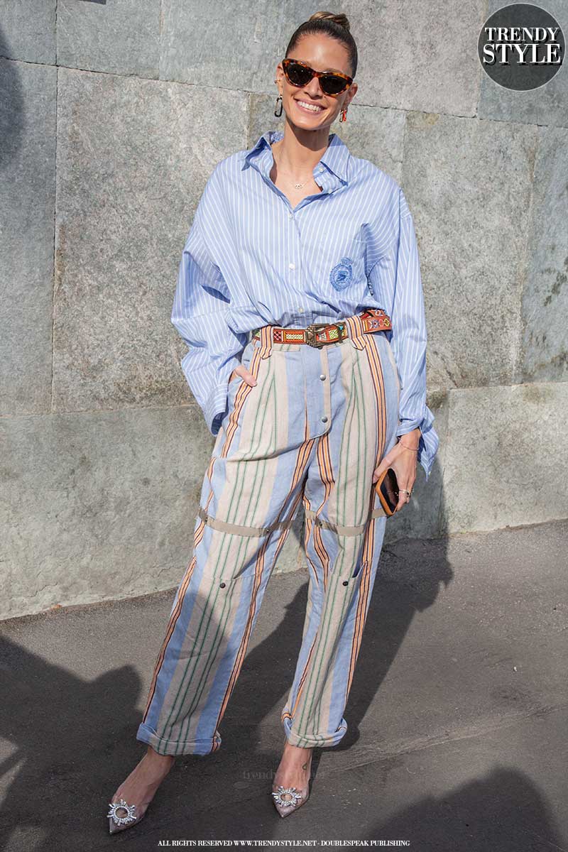 Streetstyle mode zomer 2020. Spijkergoed en denim trends