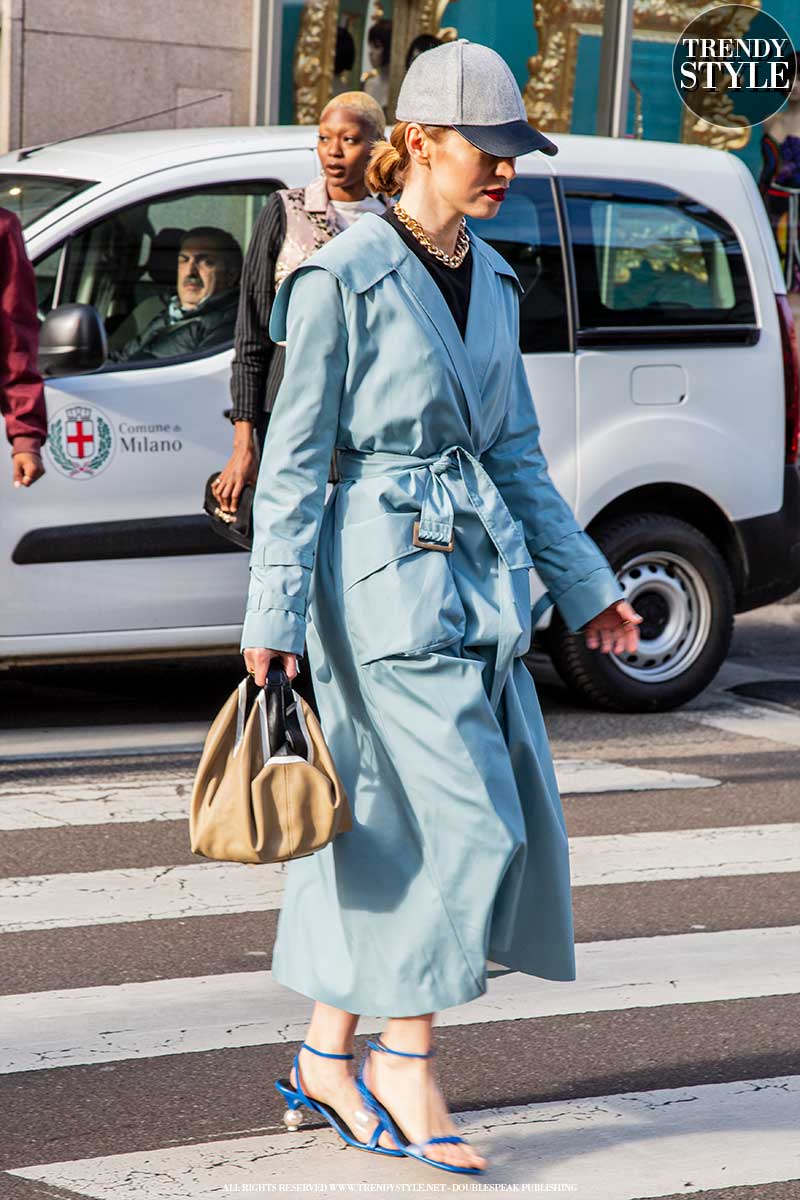 Streetstyle mode herfst 2020. Trench coats