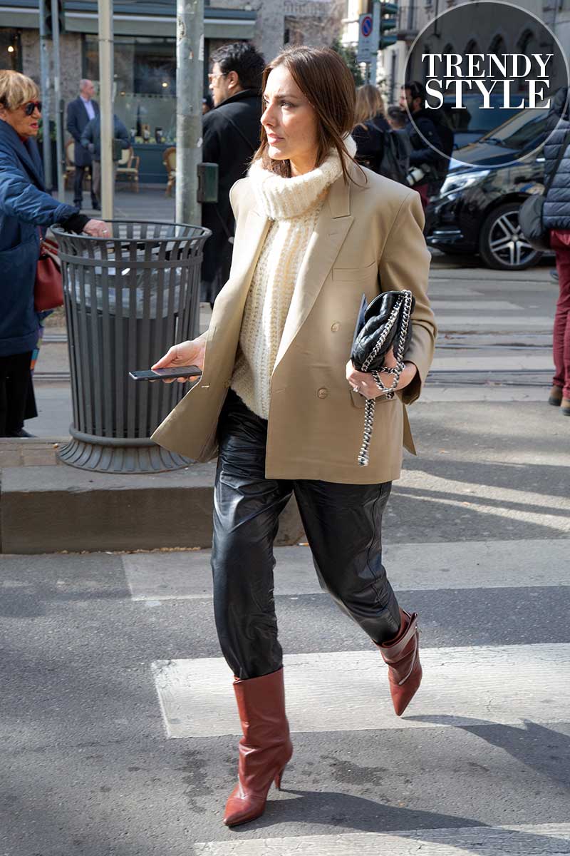 Streetstyle mode voorjaar 2020. Comfort truien!