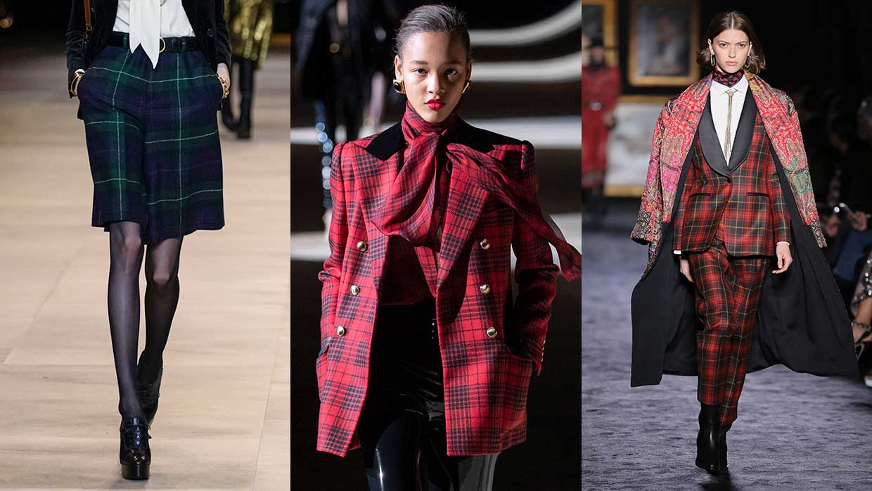 Modetrends winter 2020 2021. Tartan ruiten