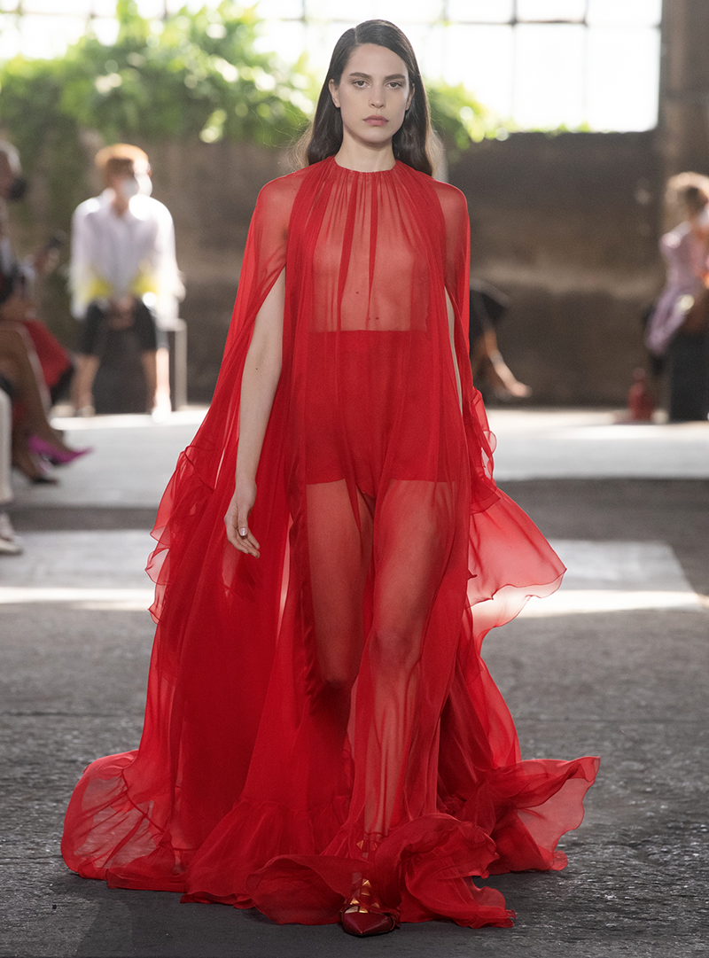 Modetrends 2021. Rood voor lente zomer 2021