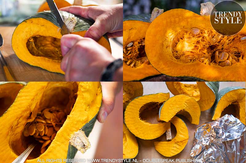 Koken in de herfst. Pompoengnocchi met boter en salie