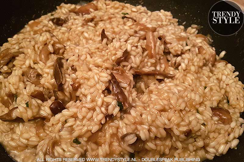 Risotto met paddenstoelen