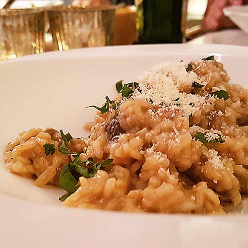 Risotto met paddenstoelen