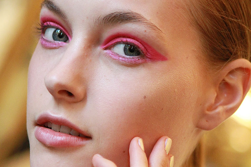 Roze make-up