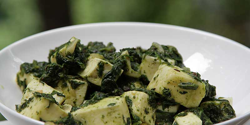 Saag paneer recept