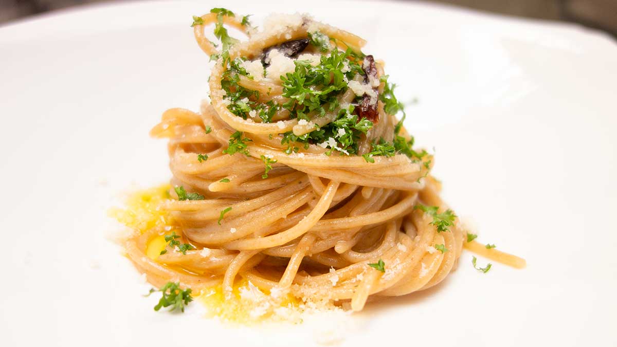 Kookrecept. Spaghetti aglio, olio e peperoncino