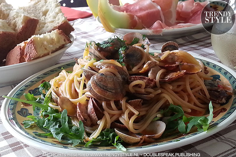 Zomerpasta met kokkels