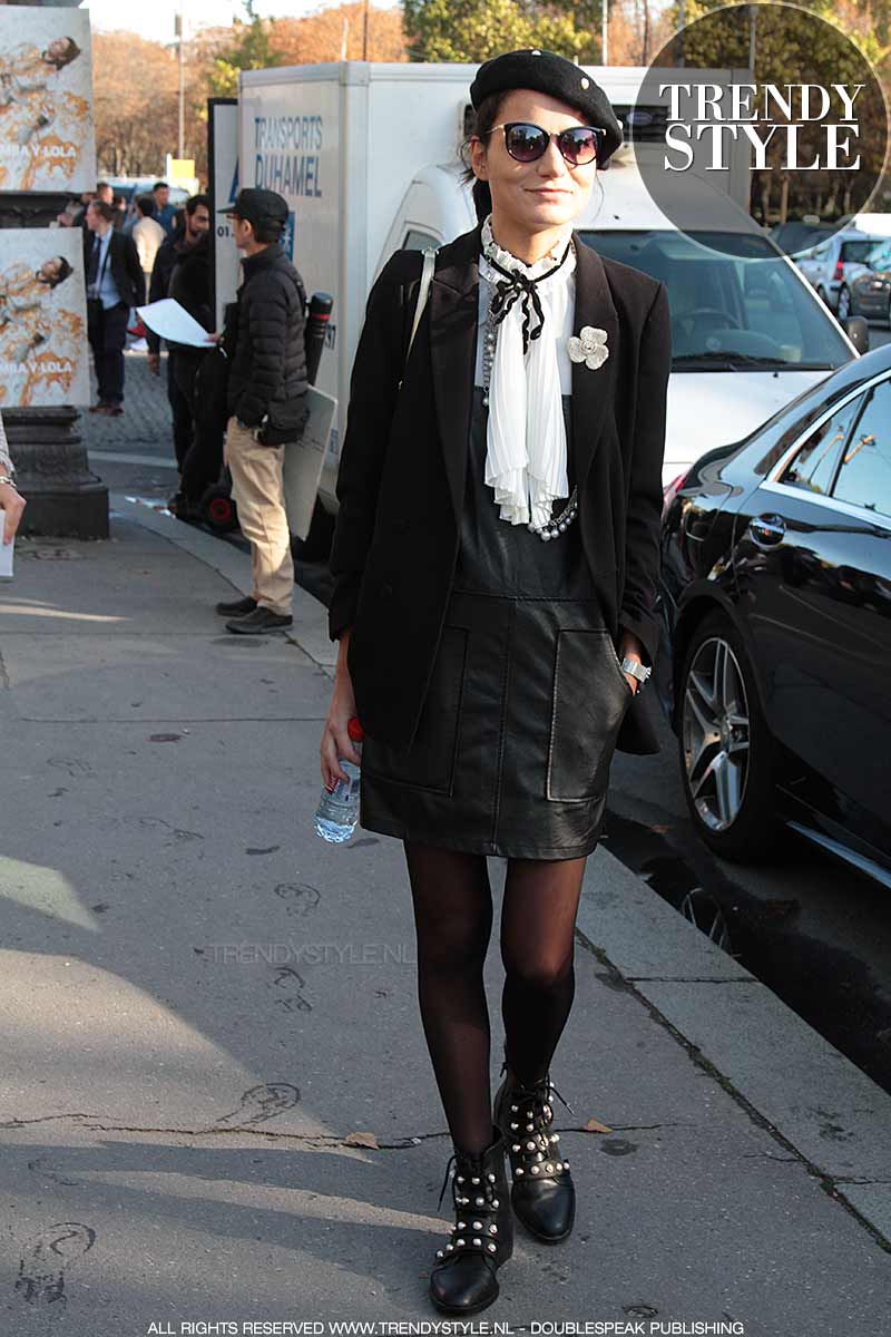 Street style bij Chanel