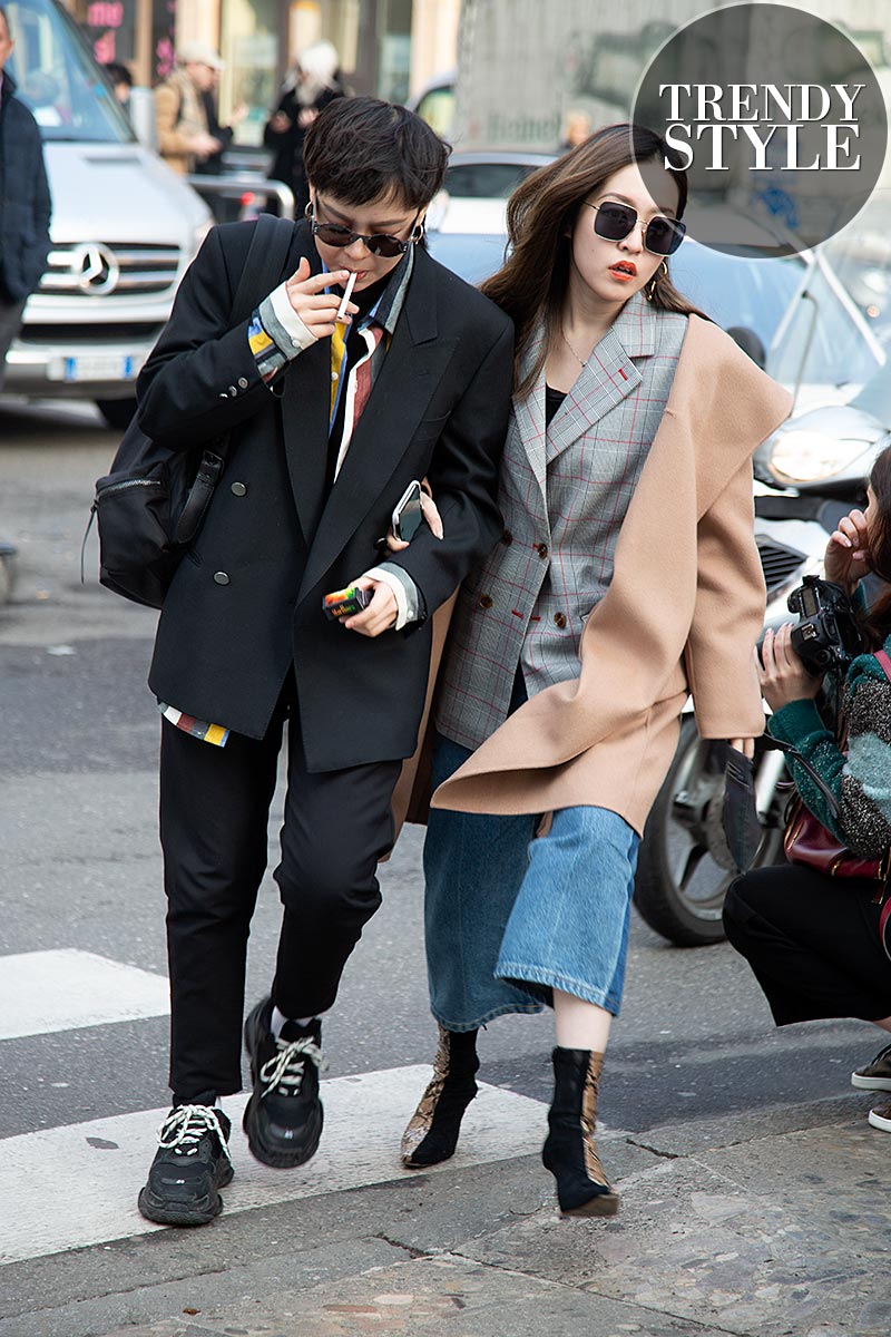 Streetstyle. De mode looks van de fashonista's bij Max Mara