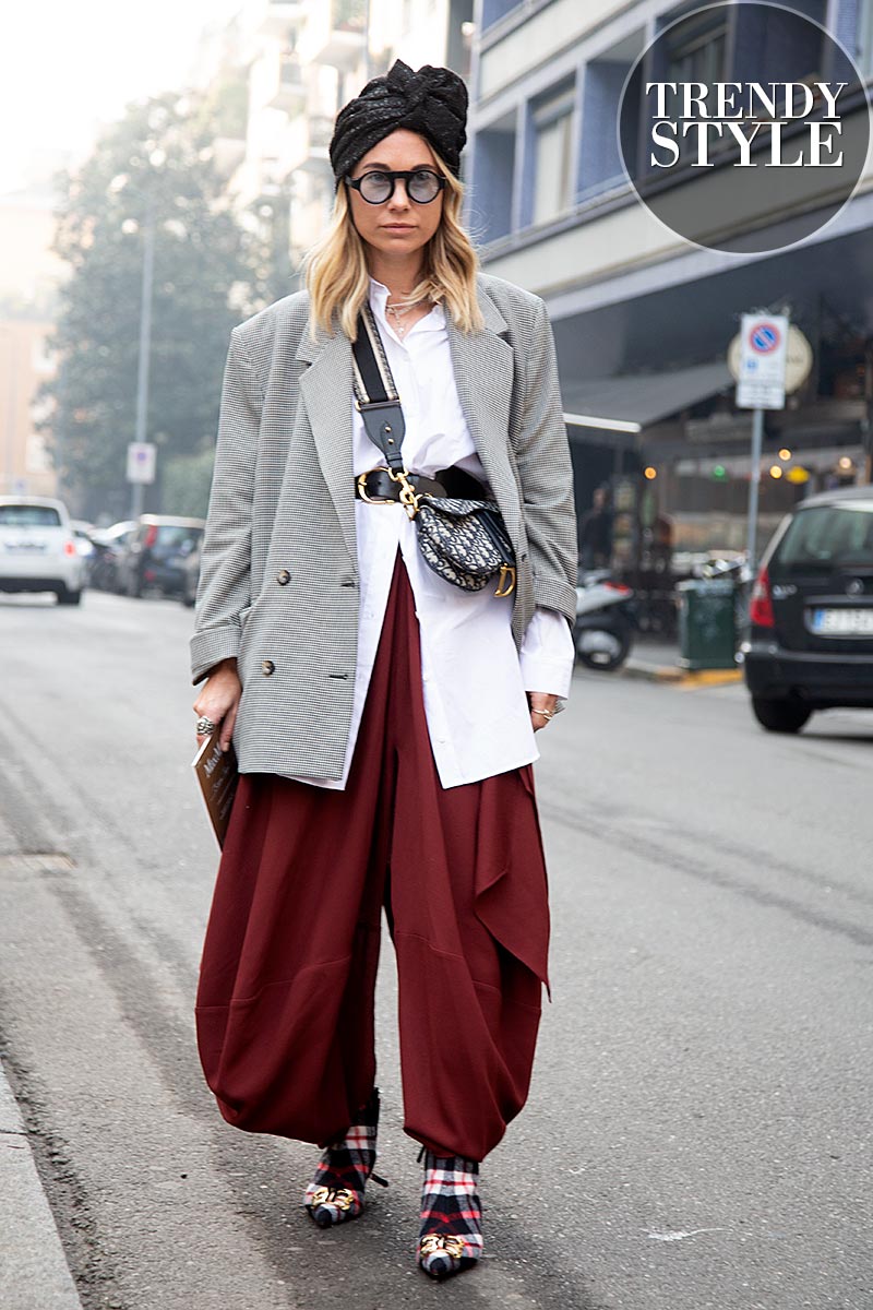 Streetstyle. De mode looks van de fashonista's bij Max Mara