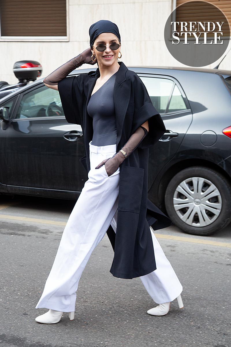 Streetstyle. De mode looks van de fashonista's bij Max Mara