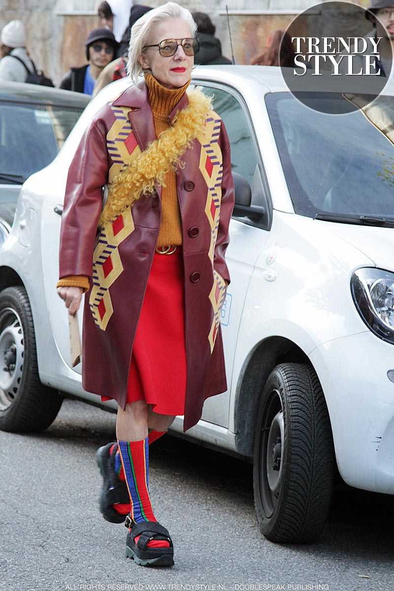 Streetstyle vrouw winter 2019 2020. Bizarre modelooks