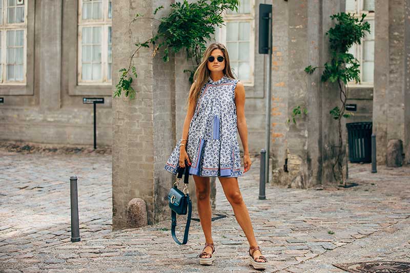 Streetstyle trends zomer 2020. Vakantie mode. Foto: Copenhagen Fashion Week