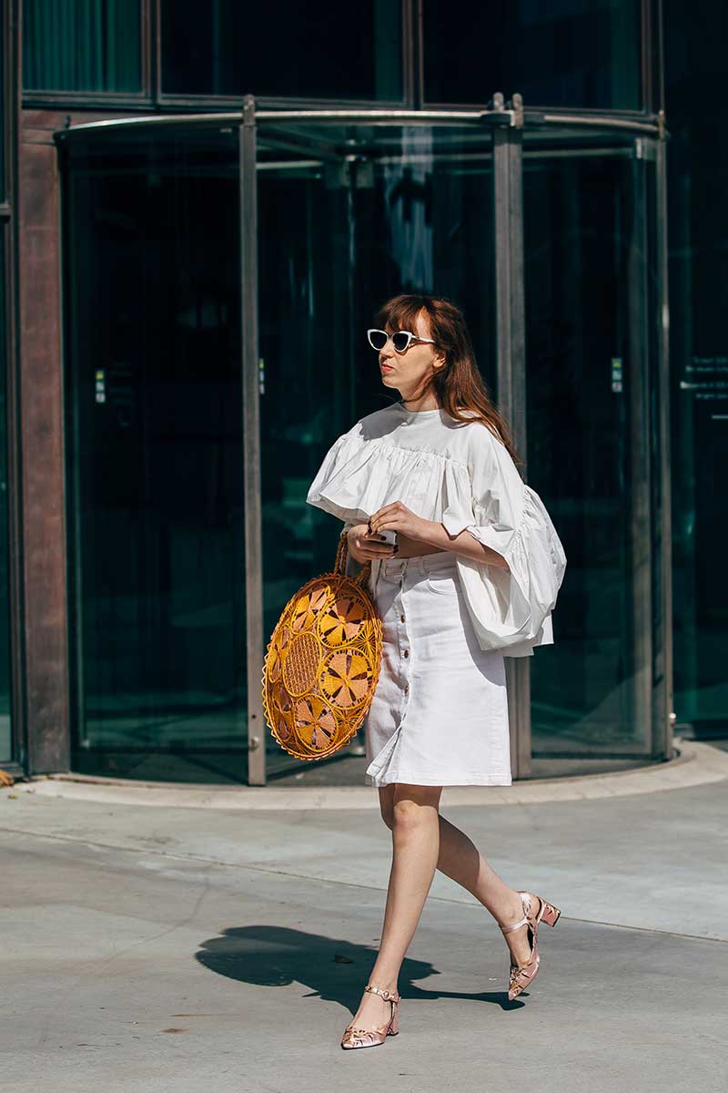 Streetstyle trends zomer 2020. Vakantie mode. Foto: Copenhagen Fashion Week