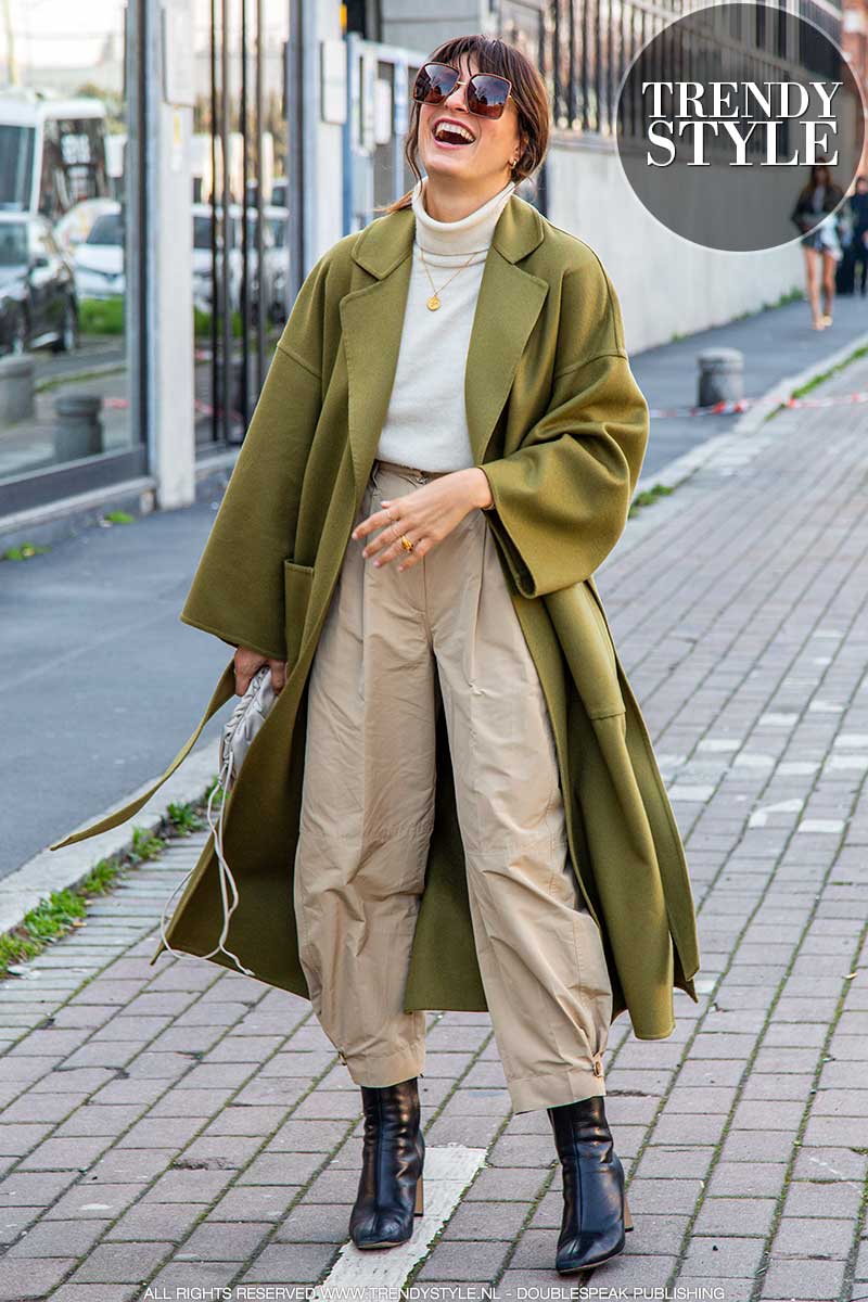 Marine Vooraf Dinkarville Streetstyle mode herfst 2020. 3x Trendy mode looks