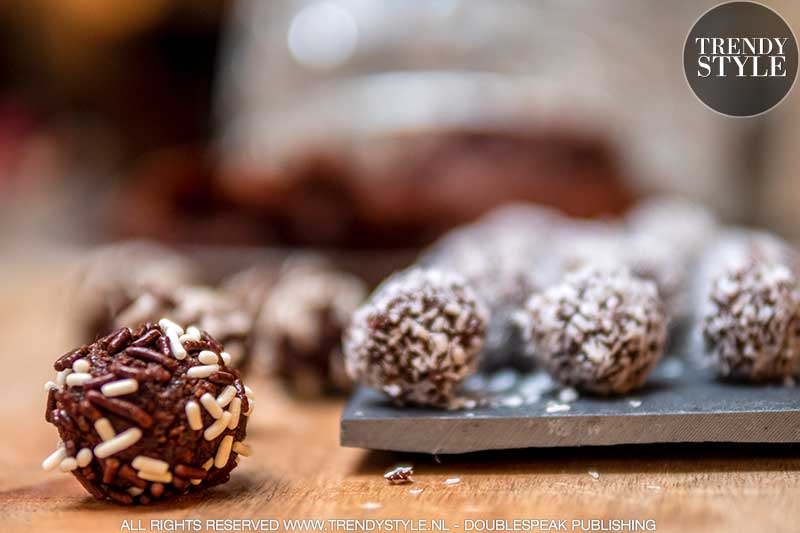 Taartresten over? Maak er truffels van! Foto: Charlotte Mesman