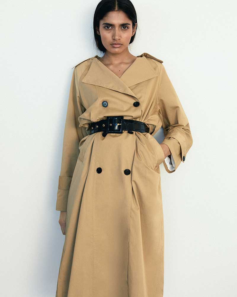 Modetrends lente zomer 2021. De allernieuwste trench coats. Photo: courtesy of Malene Birger