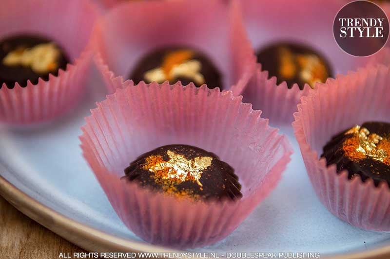 Eigengemaakte Valentijnsbonbons. Foto: Charlotte Mesman