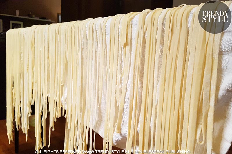 Verse tagliatelle en verse spaghetti maken